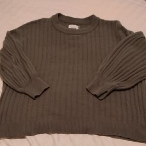 Aerie Buttercream Sweater In Teal Green